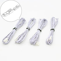 KOMIGAN® 4er-Pack 2-Pin DuPont Verlängerungskabel-Set – 5m Stecker- und Buchsenkabel für LED-Treppenbeleuchtungs-Sets, LED-Lichtbänder & Niederspannungs-DC-Beleuchtung